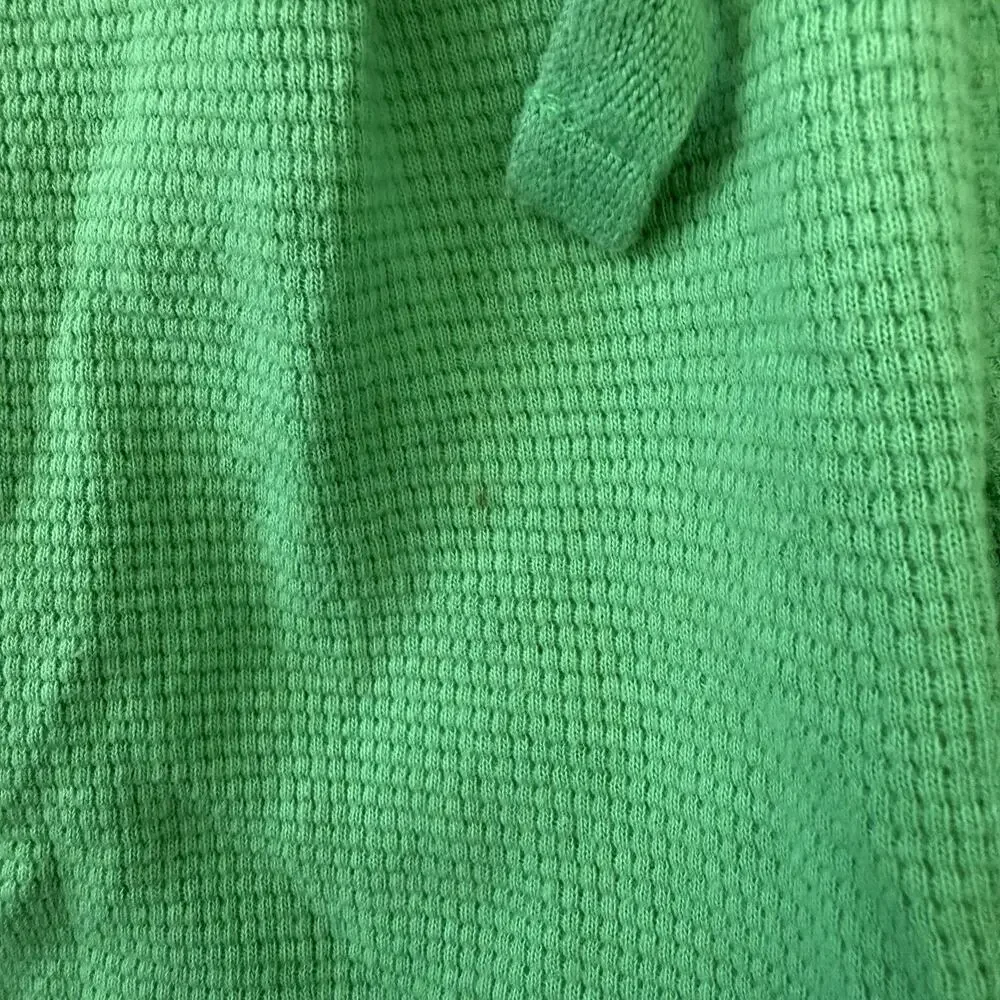 POLO Ralph Lauren Sleep Shorts Mens Medium Green Waffle Knit Lounge Comfort **